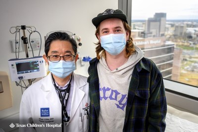 Dr. Jeffrey Kim has provided medical care for Richardson, right, a college student in New Orleans, La., since he experienced sudden cardiac arrest as a 13-year-old in 2013. Texas Children’s cardiologists first diagnosed Richardson with Long QT Syndrome — a rare condition that can cause an irregular heartbeat — when he was 2 years old. (Courtesy of Texas Children's Hospital)