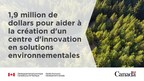 Le gouvernement du Canada annonce un soutien à l'Université du Nord de la Colombie-Britannique pour la création du centre d'innovation en solutions environnementales