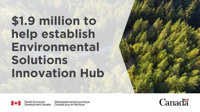 Government of Canada announces support to the University of Northern British Columbia to establish the Environmental Solutions Innovation Hub (CNW Group/Pacific Economic Development Canada)