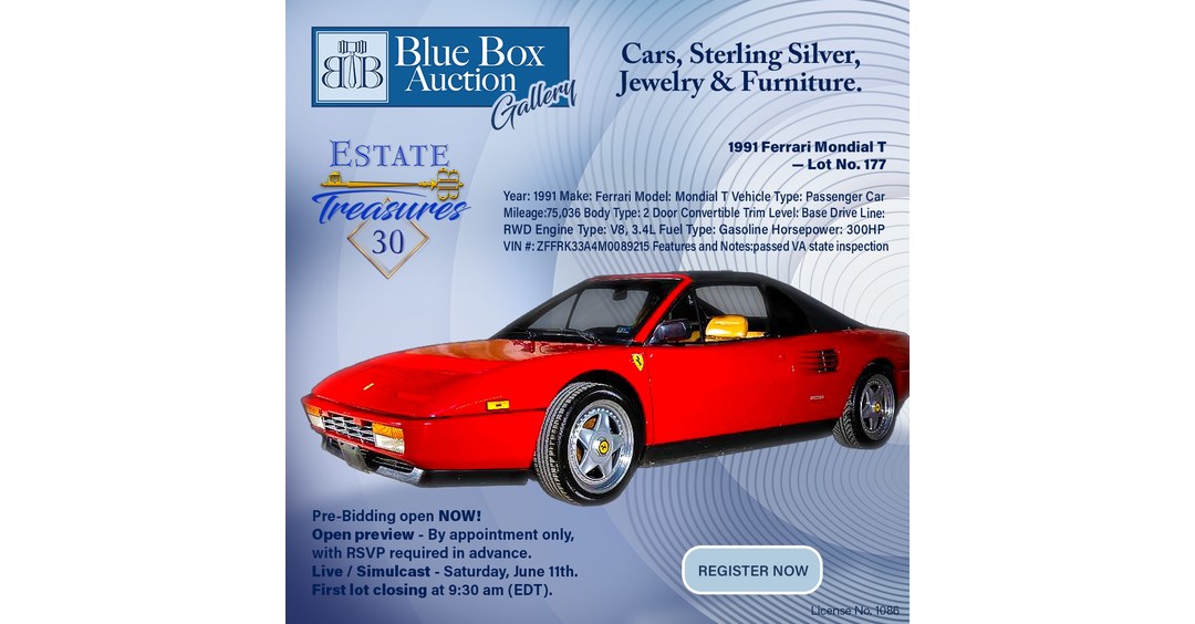 Eine Auktion für exotische Fahrzeuge und Luxusartikel eines Virginia Business Executive
