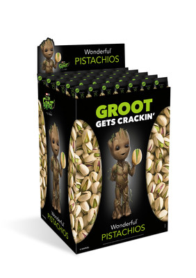 Wonderful Pistachios x I Am Groot In-Store Product Bin