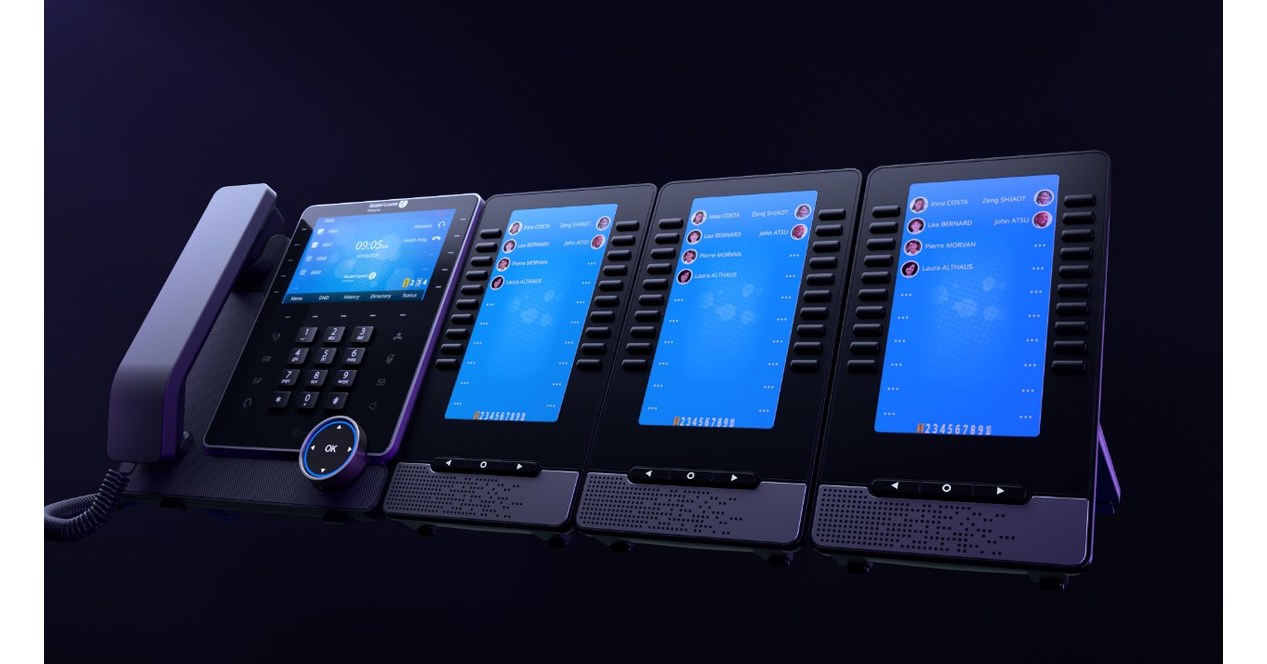ALE Device presenta un tel&eacute;fono IPS SIP DeskPhone de 5 pulgadas de gama alta