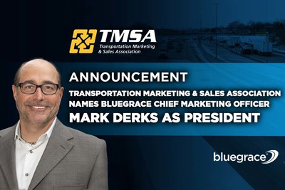 Leading transportation non-profit selects BlueGrace Logistics CMO Mark Derks as President