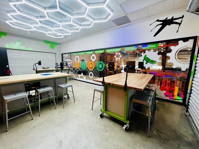 Urban Air Adventure Park has opened 10 Snapology STEAM education centers within Urban Air parks throughout the country. The move allows franchisees to serve more families by helping kids learn, play and grow. Pictured is a Snapology classroom inside Urban Air in North Fort Worth, Texas.