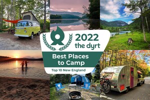 The Dyrt Announces the 2022 Best Places To Camp: Top 10 in New England