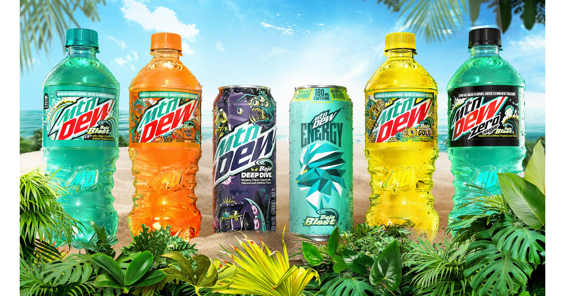 MTN DEW® Launches the Boldest Summer of Baja Yet, Bringing Four MTN DEW