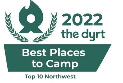 The Best Places to Camp in the Northwest awarded by The Dyrt