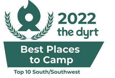 The Best Places to Camp in the South/Southwest awarded by The Dyrt