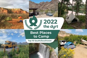 The Dyrt Announces the 2022 Best Places To Camp: Top 10 in the South/Southwest