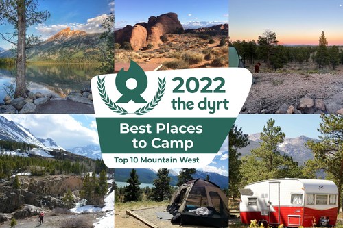 The Best Places to Camp in the Mountain West awarded by The Dyrt