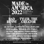BAD BUNNY &amp; TYLER, THE CREATOR HEADLINE MADE IN AMERICA 2022 PHILADELPHIA, PA SEPTEMBER 3RD AND 4TH