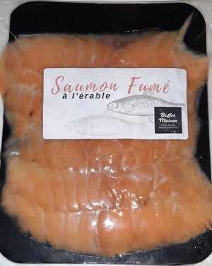 Absence d'informations nécessaires à la consommation sécuritaire de saumon fumé à l'érable vendu par Buffet Maison, le traiteur d'Orléans