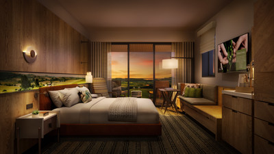 Appellation Healdsburg Guest Room Rendering