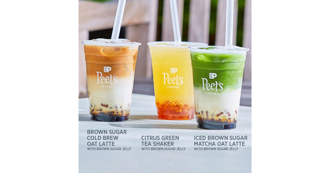 Peet's Coffee Introduces "Summer of Jelly" with PlantBased BobaInspired Coffee and Tea Menu
