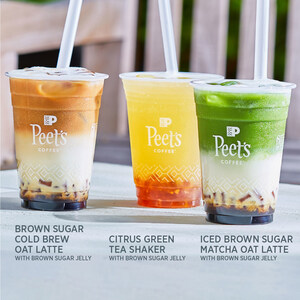 Peet's Coffee Introduces "Summer of Jelly" with Plant-Based Boba-Inspired Coffee and Tea Menu