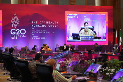 El Ministerio de Salud de la República de Indonesia analizó la resiliencia del sistema de salud global en el segundo Grupo de Trabajo sobre Salud (2° HWG) (PRNewsfoto/The Indonesian Ministry of Health)