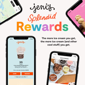 JENI'S LAUNCHES REWARDS PROGRAM, PROMPTLY INVITES MEMBERS TO A NATIONWIDE FREE ICE CREAM PARTY