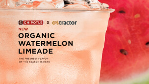 CHIPOTLE INTRODUCES FIRST SEASONAL DRINK, WATERMELON LIMEADE BY TRACTOR BEVERAGE CO.