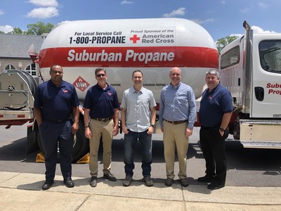 (photo courtesy of Suburban Propane): Representatives from Suburban Propane partnered with Veterans Bridge Home, a Charlotte-based nonprofit that connects Veterans and their families in any state of transition, to provide lunch for approximately 50 active military and Veterans while discussing career opportunities available with the company throughout the Carolinas. In addition, Suburban Propane committed to sponsoring a one-week, five-class seminar for active military transitioning to civilian life through partner Patriots Path.