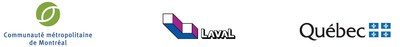 Logos de Montreal, Laval et Qc (Groupe CNW/Ville de Laval)