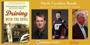 NASCAR, Moonshine, and Books Collide on June 23 at the NASCAR Hall of Fame