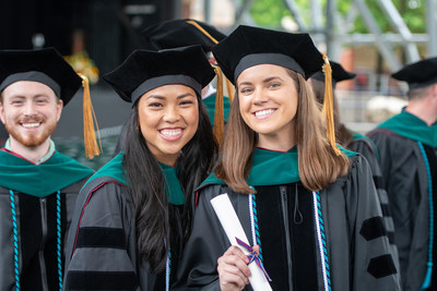 PCOM Georgia Doctor of Osteopathic Medicine graduates celebrate commencement.