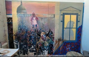 "Ode to January 6th" Painting Unveiled by Elaine Badgley Arnoux