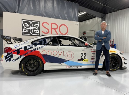 Onovi announced a new partnership with Pro Race Car Driver & Entrepreneur Marko Radišic to be its brand ambassador. The Marko Radišic Onovi campaign will spotlight men's health optimization in the GT America Series. Marko, part of BMW Motorsports, is seen here with his BMW M4 GT4.