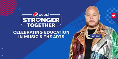 Pepsi Stronger Together y Fat Joe, artista discográfico, emprendedor y filántropo, colaborarán juntos, y se asociarán con Gamesa Cookies a fin de dar mayor protagonismo a los aspirantes a músicos y artistas a través del lanzamiento de su primera búsqueda nacional de becas.