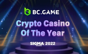 BC Game Wins Crypto Casino Of The Year Sigma Award 2022