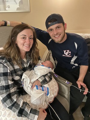 Veronica and Sean Williams with baby Brooklynn