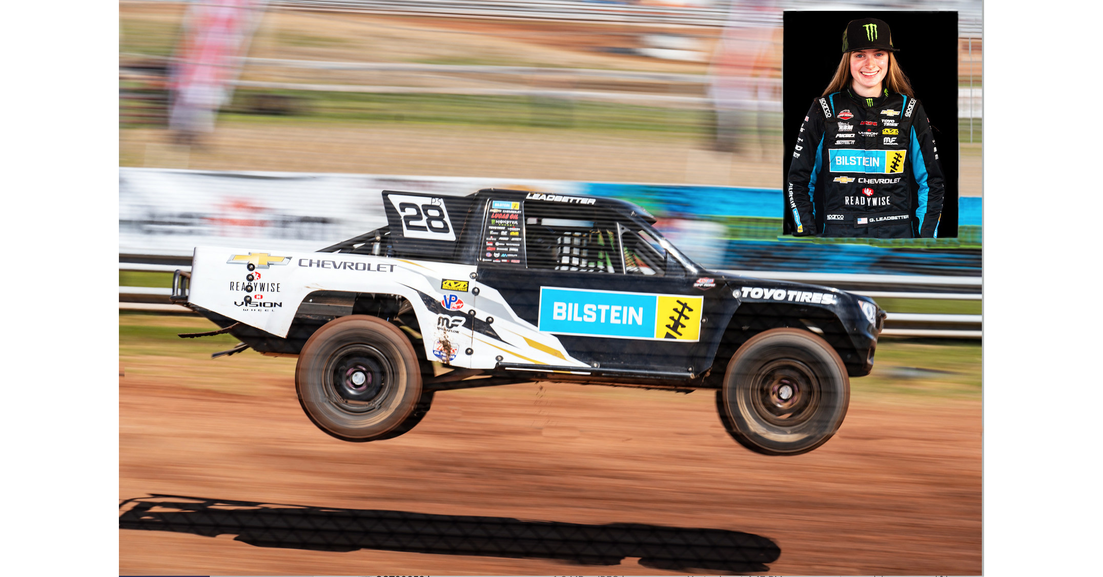 17-year-old Gray Leadbetter posts another first for women in racing