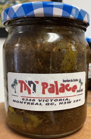 Avis de ne pas consommer du mélange de mangues, conditionné dans des pots en verre et vendu par l'entreprise TNT Palace