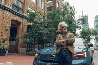 Volvo C40 Recharge powers David Suzuki’s electric road trip from Vancouver to Toronto (CNW Group/Volvo Car Canada Ltd.)