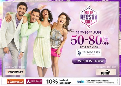 Myntra End of Reason Sale is here! 5 million shoppers set to order from 14 lakh styles