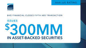 BHG Financial Closes Fifth ABS Transaction, Issues $300 Million in ABS Notes
