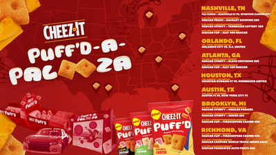 New Cheez-It® Puff’d™ Hits The Road This Summer With The “Cheez-It® Puff’d-A-Palooza” Mobile Tour, Offering Fans A Fun And Delicious Pit Stop