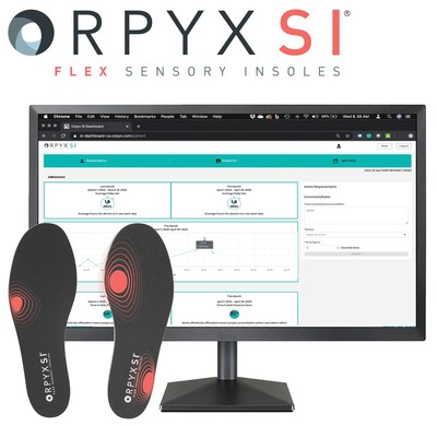 The Orpyx SI® Flex Sensory Insoles help reduce the risk of plantar complications by monitoring plantar pressure, adherence, step count, and temperature data for patients that need preventative care.