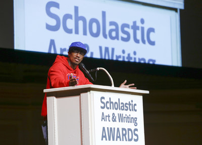 Television host, rapper, actor, and comedian Nick Cannon addresses students and their families and educators at the 2022 Scholastic Art & Writing Awards National Ceremony held at Carnegie Hall, New York, N.Y., Thursday, June 9, 2022. The Scholastic Art & Writing Awards were founded in 1923 and, for nearly a century, have inspired bold ideas in creative teens throughout the country. (Photo by Stuart Ramson /AP Images for Alliance for Young Artists & Writers)