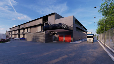 Rendering of Equinix SY9x International Business Exchange (IBX) in Sydney, Australia