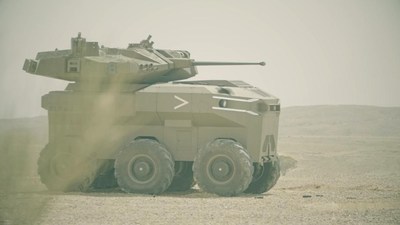 Robust- Israeli MOD & Elbit Medium Robotic Combat Vehicle (Credit: Israeli MOD)