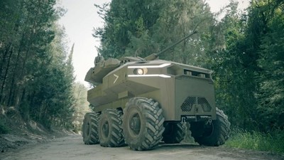 Robust- Israeli MOD & Elbit Medium Robotic Combat Vehicle (Credit: Israeli MOD)