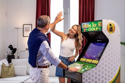 Arcade1Up's Golden Tee 3d, The perfect gift for the Dad who loves golfing.