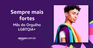 Mês do Orgulho LGBTQIA+: Amazon.com.br celebra a diversidade com curadoria LGBTQIA+ e apoio à ONG Casa Rosa