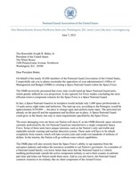 NGAUS Letter to President Biden