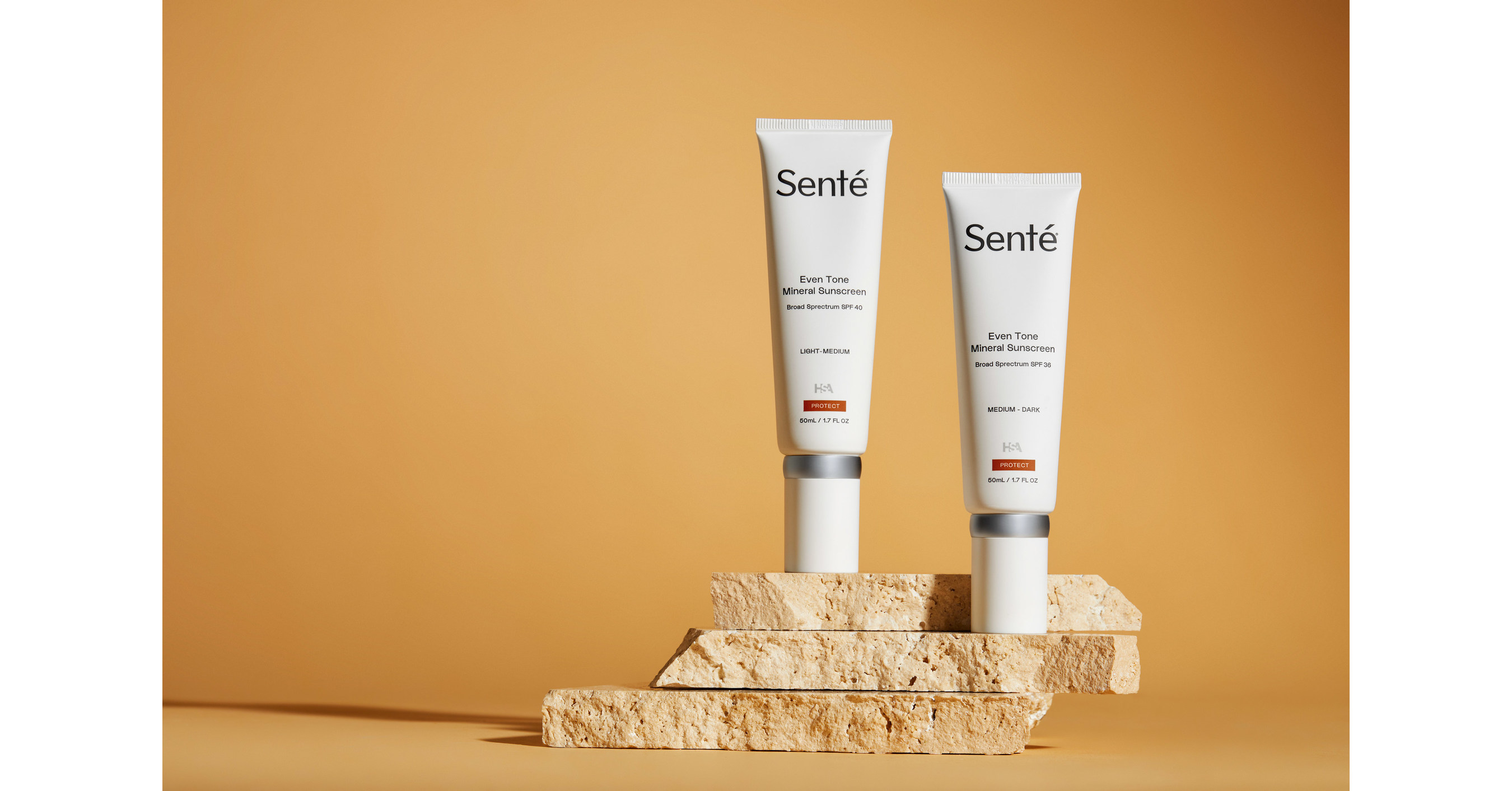 Senté Launches Even Tone All Mineral Sunscreens with patented HSA