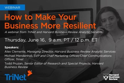 TriNet Proclaims Harvard Industry Assessment Analytic Services and products Webinar Thursday, June 16: The way to Make Your Industry Extra Resilient