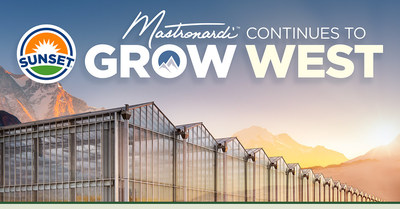 SUNSET® Continues to Grow West - Mastronardi® Adds Utah to Local Network (CNW Group/Mastronardi Produce Ltd.)