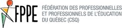 Logo FPPE-CSQ (Groupe CNW/Fdration des professionnelles et professionnels de l'ducation du Qubec (FPPE-CSQ))