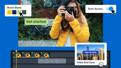 Maker for Teams features include an easy-to-use suite of video editing tools.